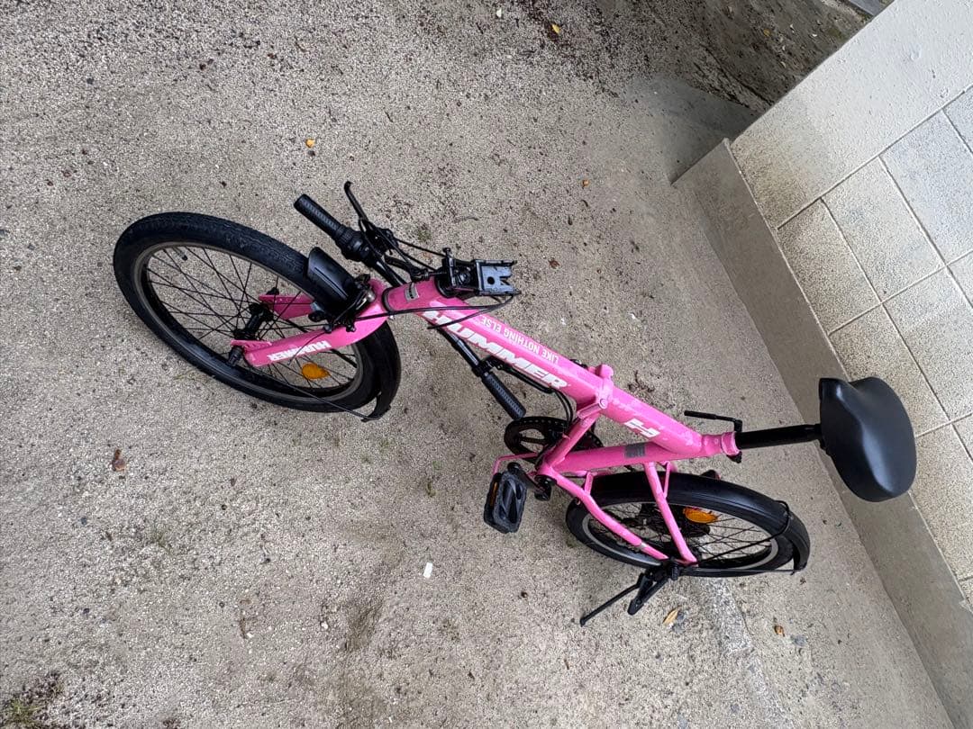 taneruさん専用 ハマー折り畳み自転車 ピンク (20㌅)