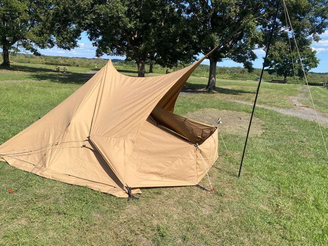 テンマクデザインパンダTC＋ ＆ 熱田野営具シルス、フロントヤード ➕αセット