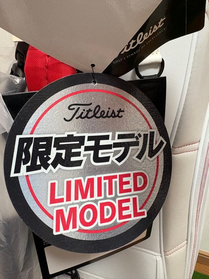 Titleist キャディーバッグ ホワイト 軽量9型 TB23ACBA-16