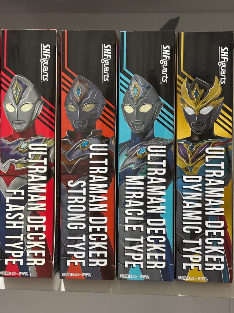 【ジャンク】S.H.Figuarts ウルトラマンデッカー 全タイプセット