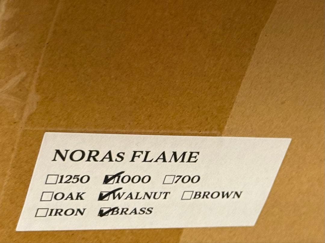 NORAsフレーム オールドマウンテン ウォールナット 真鍮パネル フルセット