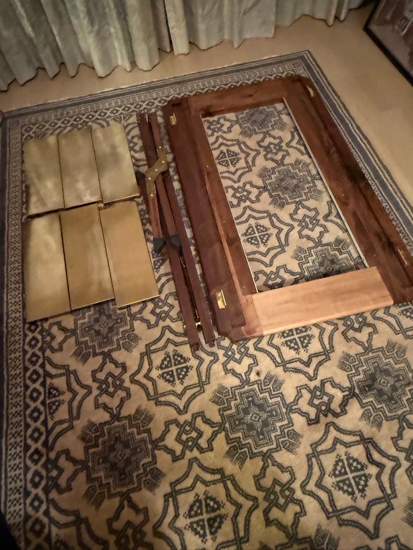 NORAsフレーム オールドマウンテン ウォールナット 真鍮パネル フルセット