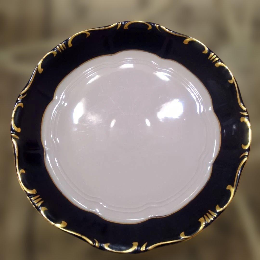 ハンガリー陶磁器　ジョルナイZsolnay　ポンパドールPompadour　大皿