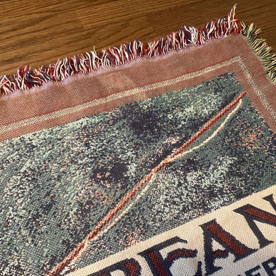 L.L.Bean　エルエルビーン　ビンテージ　ブランケット　ラグ　老人と少年