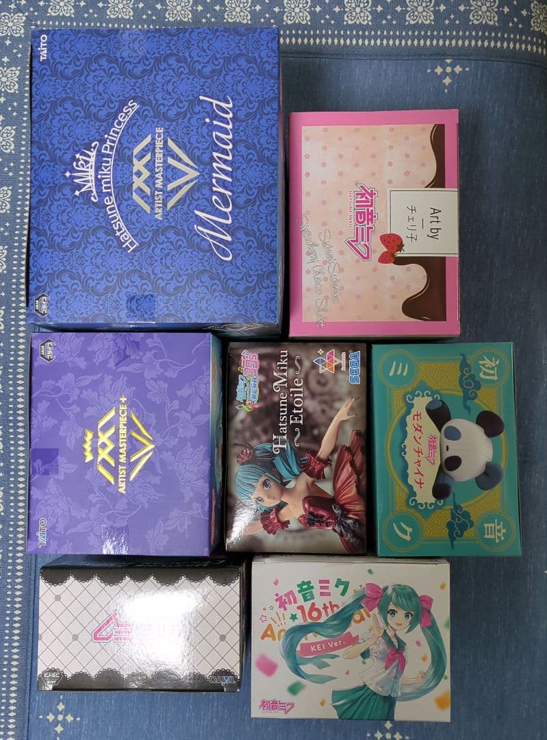 初音ミク　フィギュア7点セット