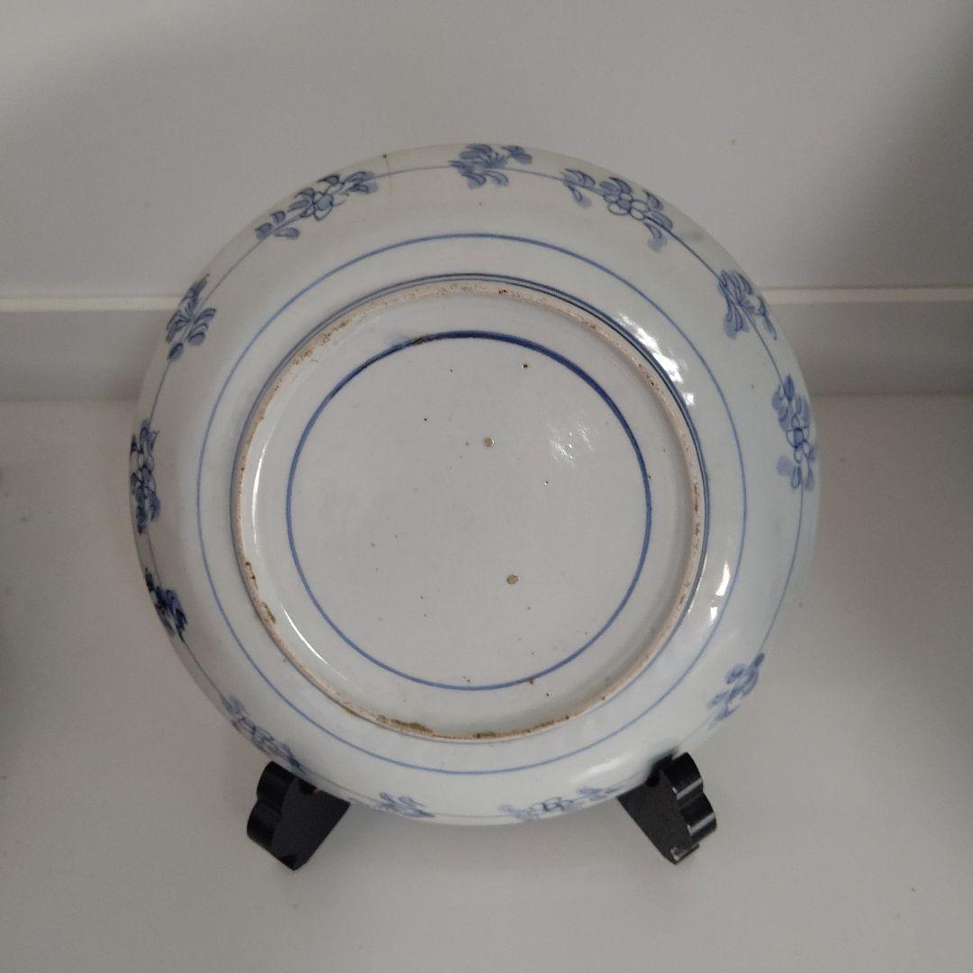 古伊万里 染付 鮎図 皿