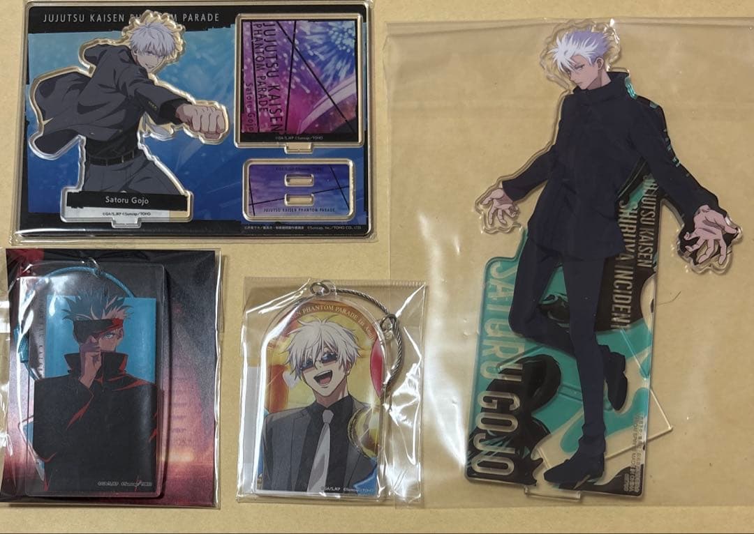 【画像1-17】呪術廻戦 五条悟 アクリルスタンド等57点 セット まとめ売り