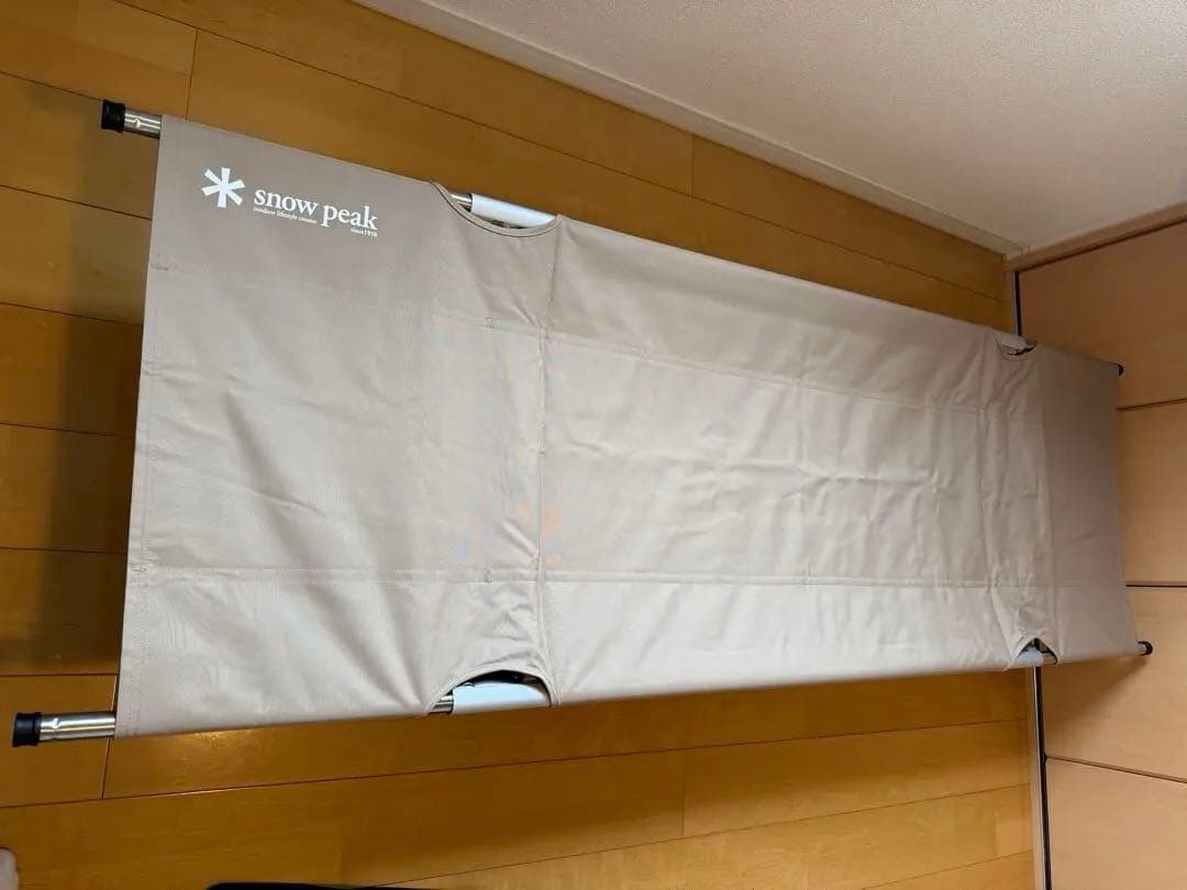 【美品】スノーピーク コットハイテンション 簡易ベッド 折りたたみ 収納ケース