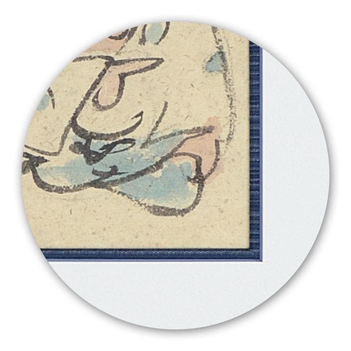 川村一楽 狂言画（弐） 「九十九までは留守とこたえよ」