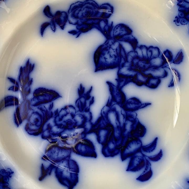 マーストリヒトAurorea 皿 古道具 blue flow ブロカント