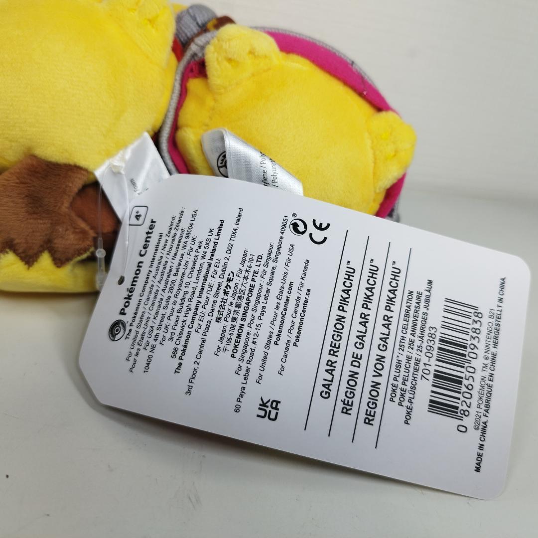 ピカチュウ 25周年 ガラル地方 ぬいぐるみ ニューヨーク ペア アメ I1OS