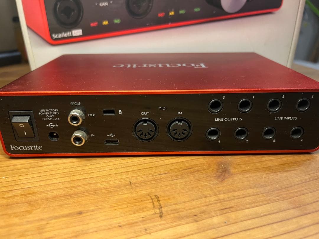 Focusrite Scarlett 8i6 3rd Gen【本体のみ】