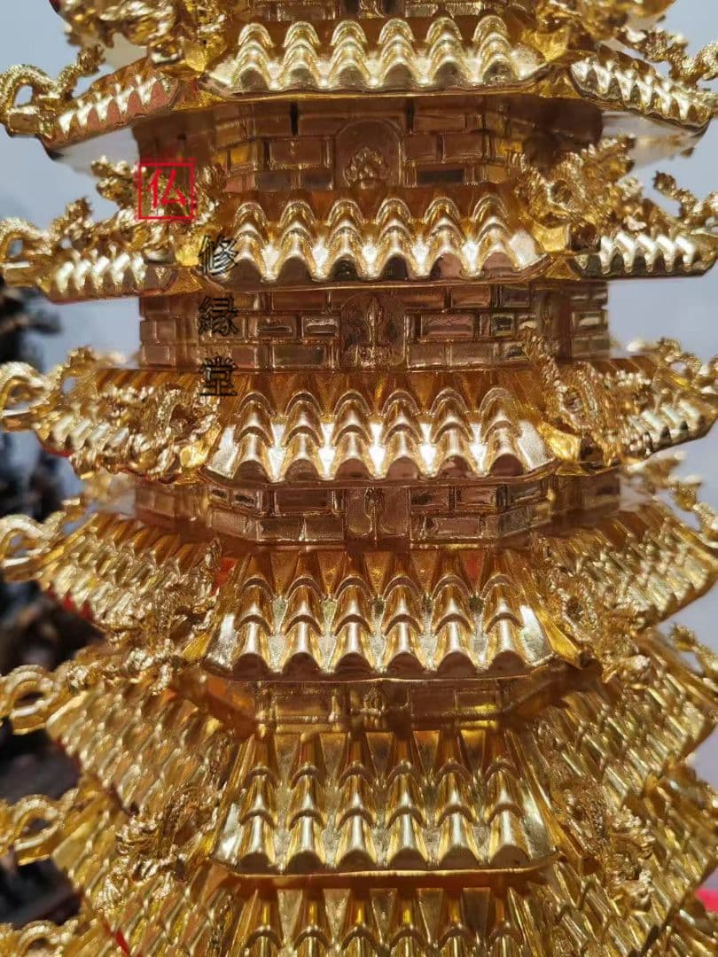 【修縁堂】密教法具 寺院用仏具 金剛王塔 仏教法具