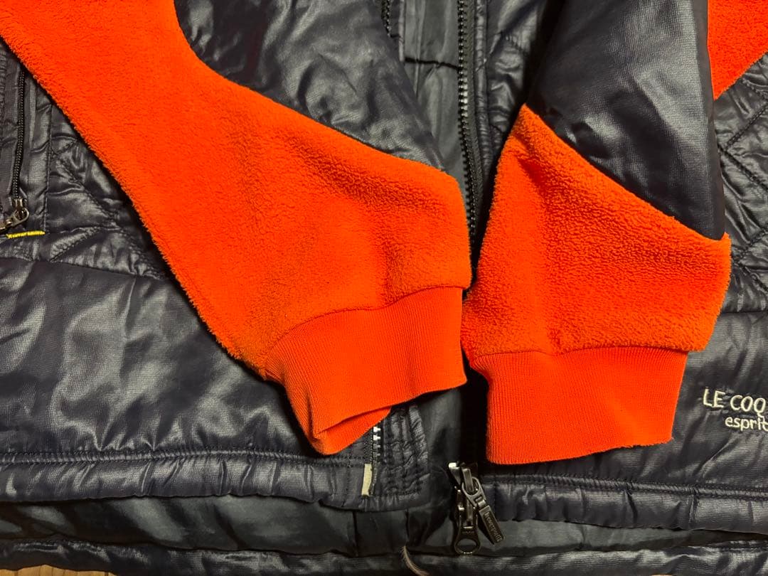 LE COQ SPORTIF ゴルフジャケット ネイビー/オレンジ