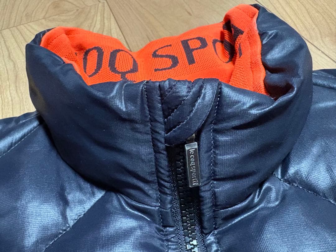 LE COQ SPORTIF ゴルフジャケット ネイビー/オレンジ