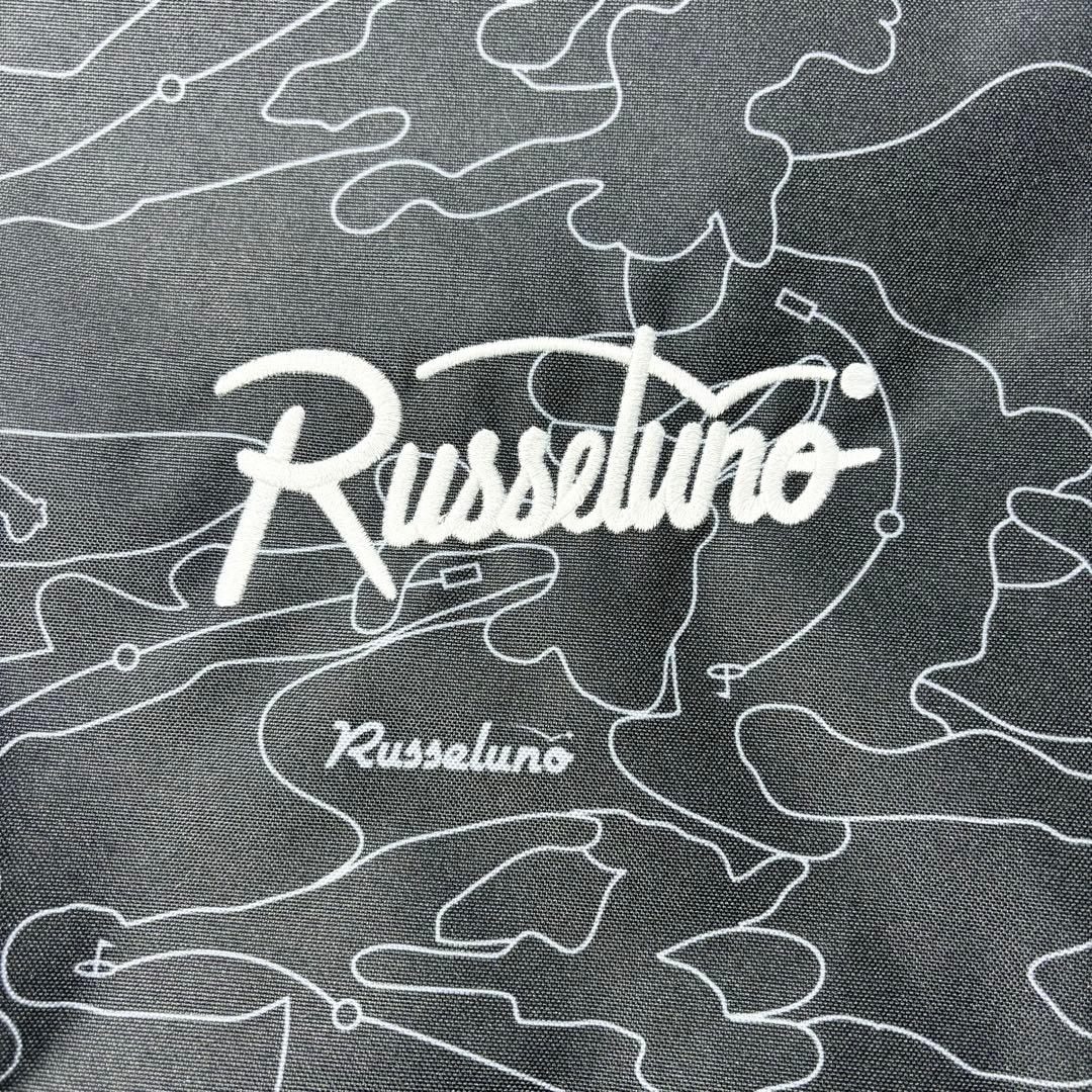 新品 ラッセルノ ゴルフ グラフィック シューズケース ブラック フリーサイズ