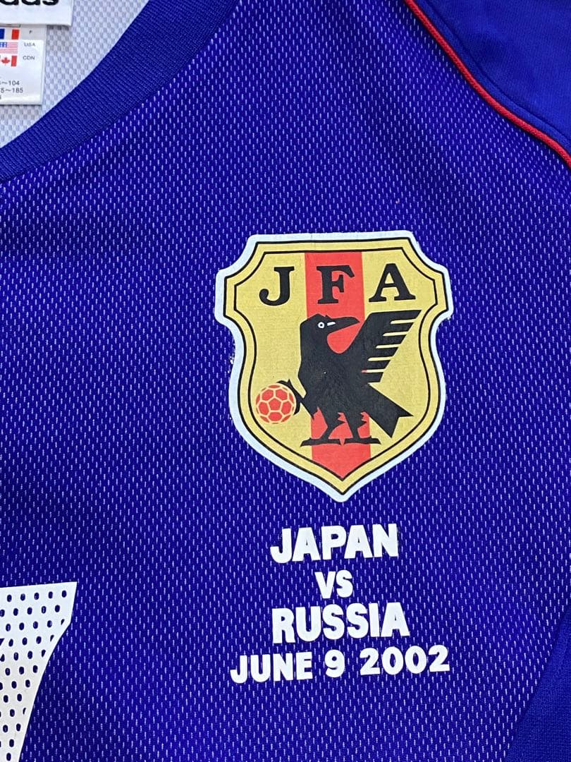 2002 日本代表 中田英寿 サッカー W杯 レプリカユニフォーム サイズL