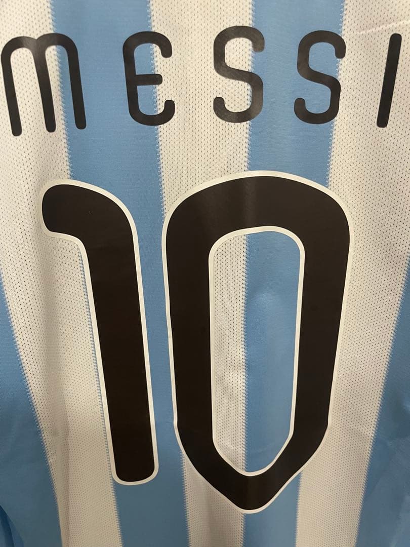 メッシ　アルゼンチン代表ユニフォーム　2010ワールドカップ　ドイツ戦モデル
