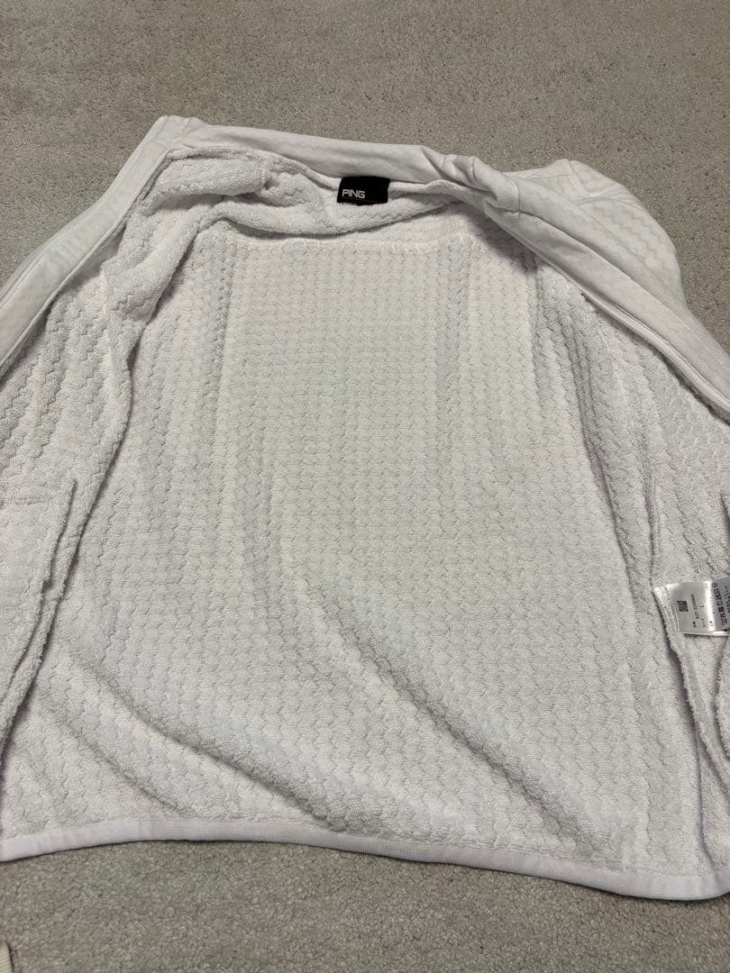 PING ホワイト ジップアップ