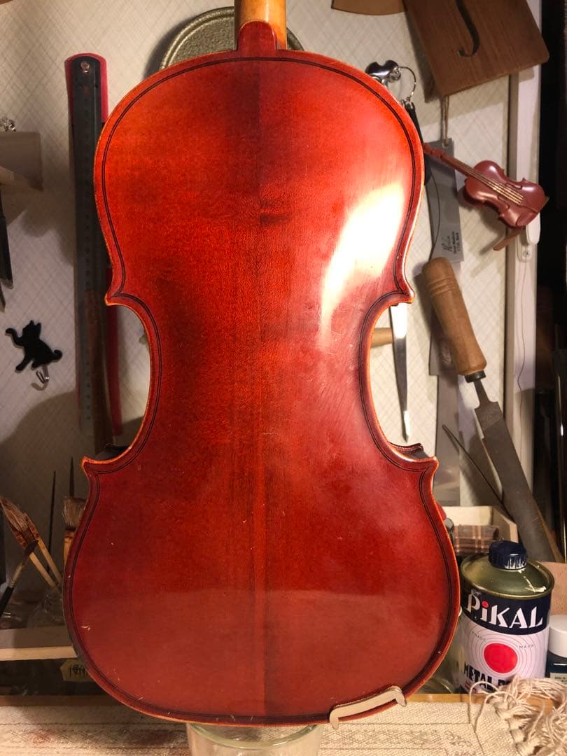 【駒&魂柱調整済】Suzuki分数バイオリンNo102 1/2 1968