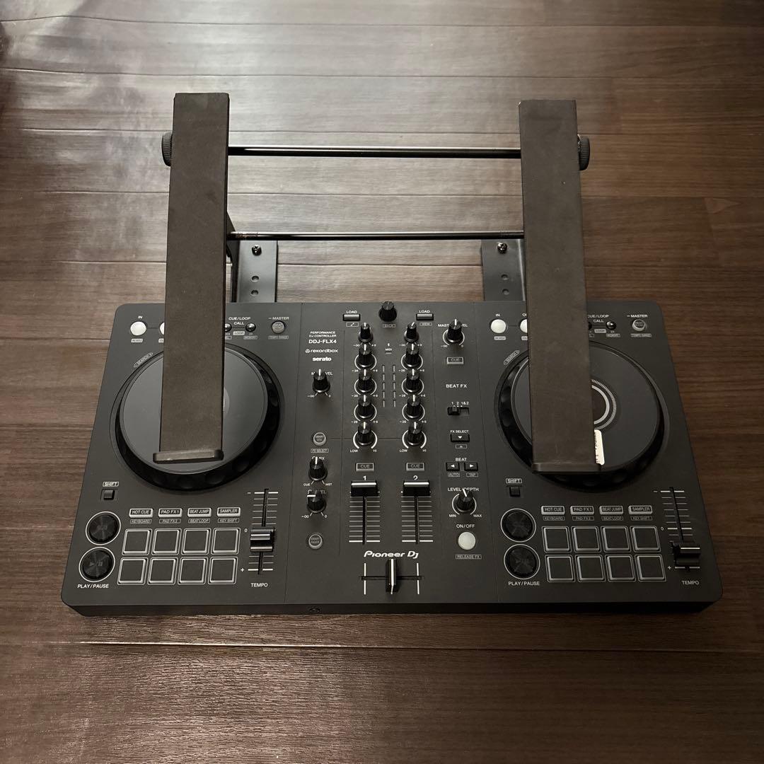 PioneerDJ DDJ-FLX4（PCスタンド・専用リュック・教則本他付属）