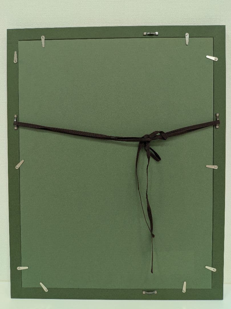 1月限定価格【シルクスクリーン版画】吉岡浩太郎　ホワイトクリスマス　額付き