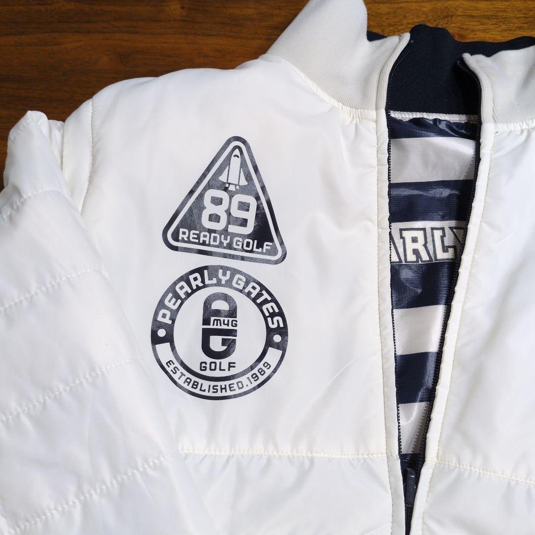 PEARLY GATES ストライプリバーシブルジャケット 89