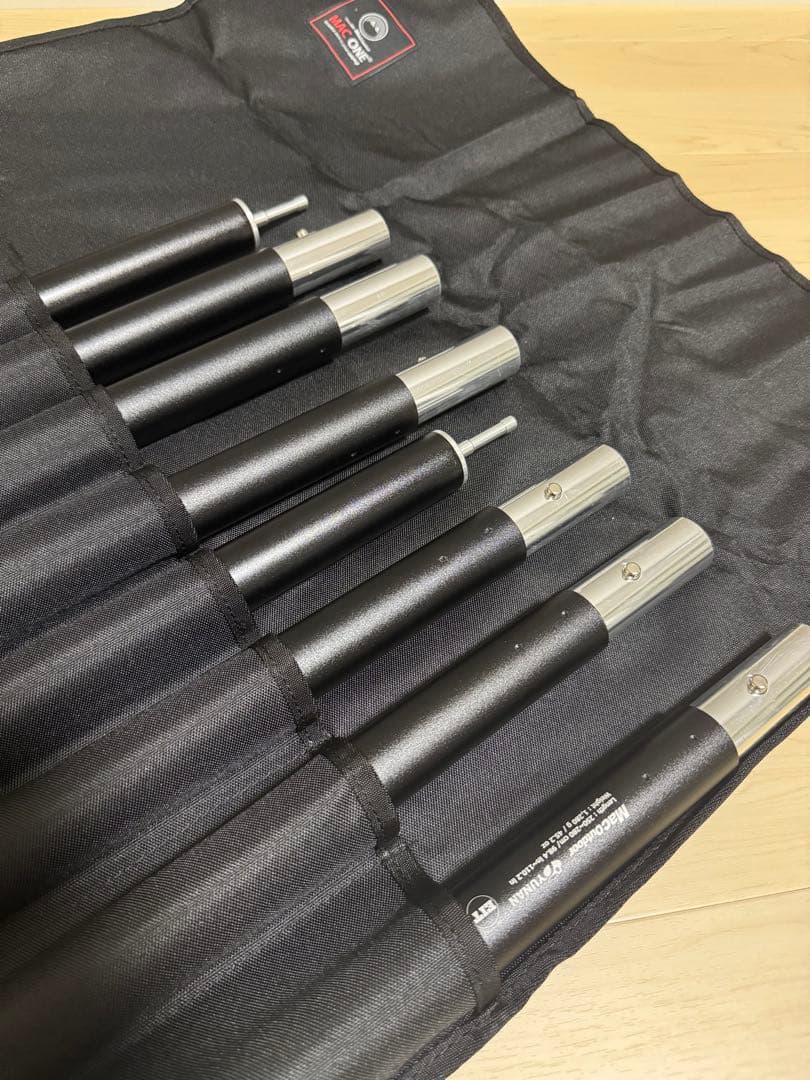 MACONE マックワンタープL チャコール ＋ 純正ポール・ポールケースセット