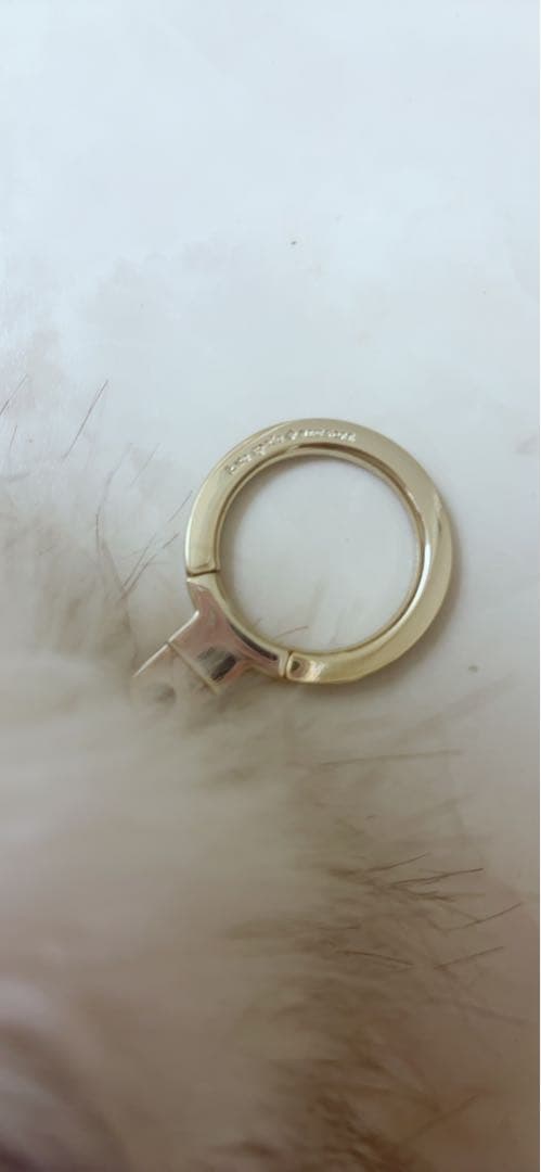 フワフワ白フクロウ♡ケイトスペードキーホルダー