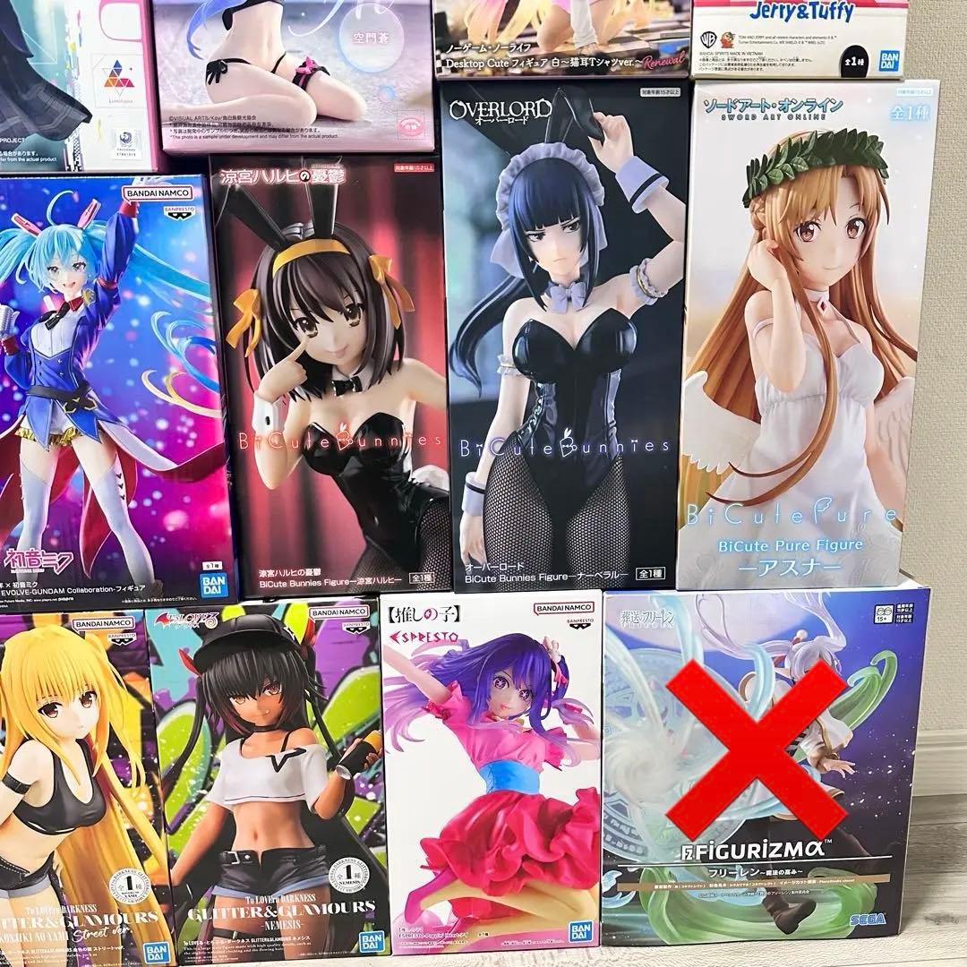 最新プライズフィギュア 24個セット セット販売　美少女　ジャンプ系③