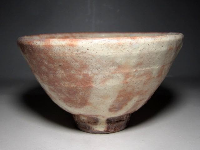 林紅陽 萩井戸茶碗 裏千家十五代 鵬雲斎花押 栞付き　　　　　　　e763