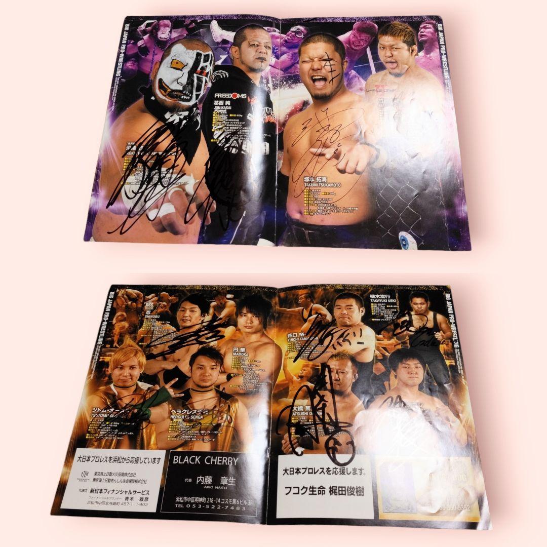 大日本プロレス　パンフレットセット