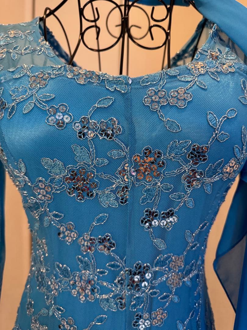 ダンスドレス　青