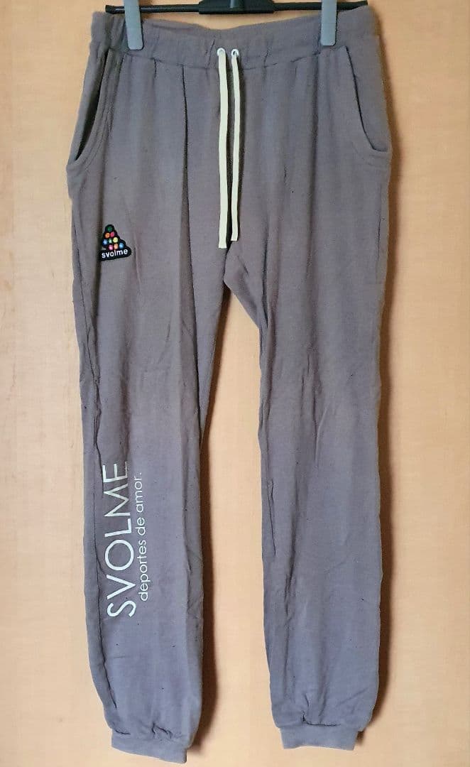 スボルメ スウェット ロング パンツ Ｌ グレーミックス 珍しい素材 used