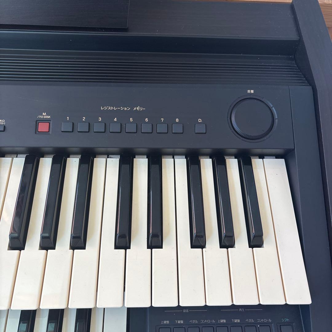 Yamaha Electone EL-100 黒 スタンド　椅子　フロッピー付き