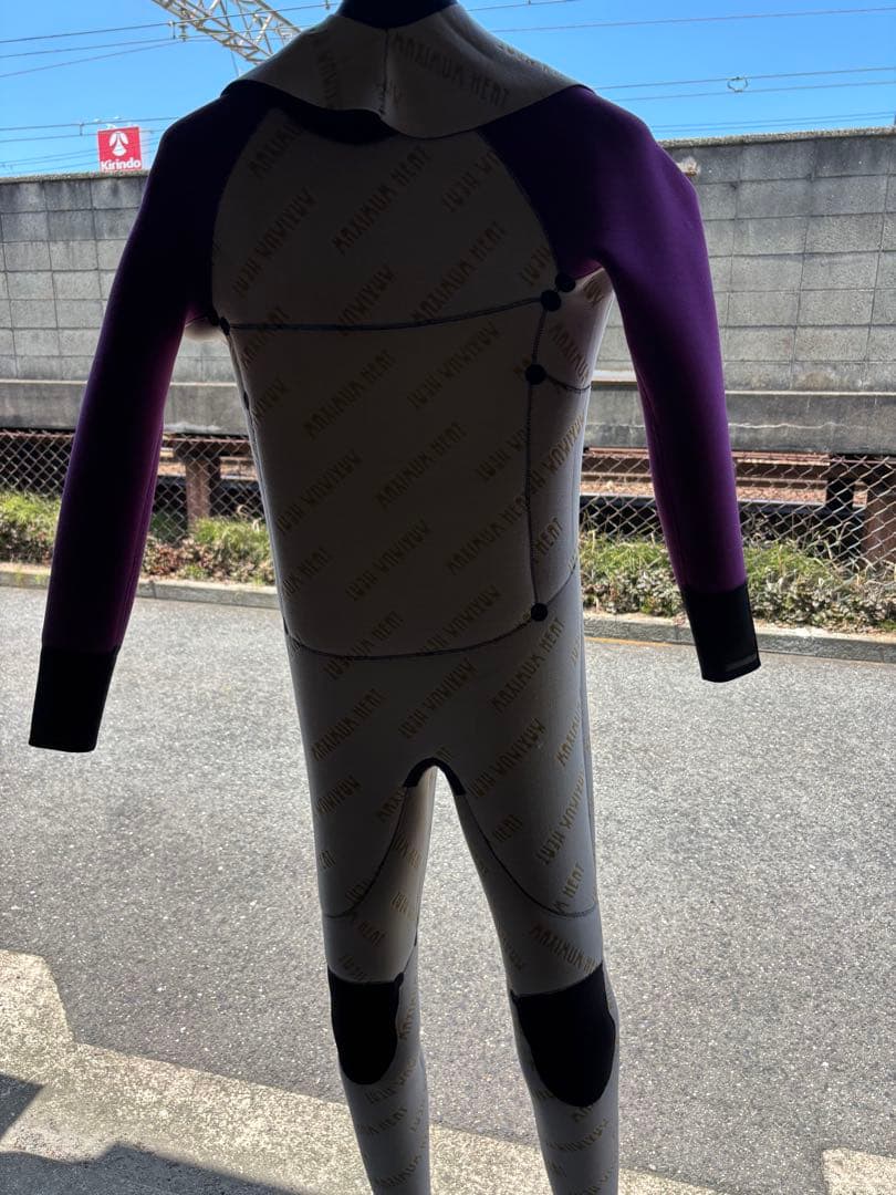 1回使用　FELLOW　ウェットスーツ　フルスーツ　5×3mm サイズLB