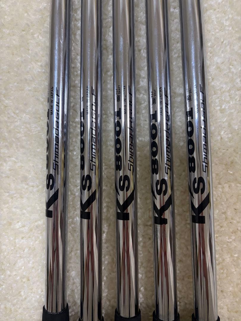 アイアン シマダシャフト K's8001 6番からPW