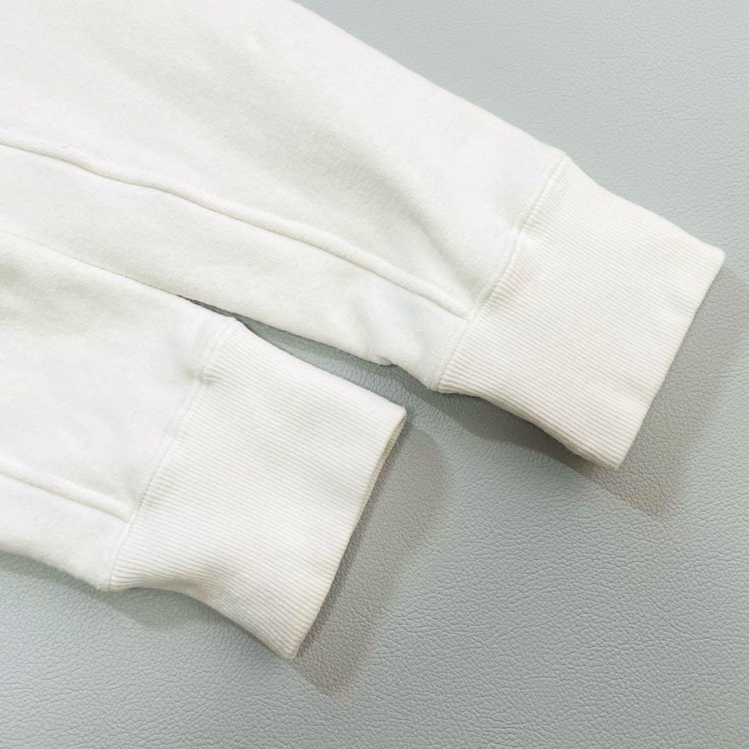 6373 TFW49 クルーネックスウェット　サイドジップ　ホワイト