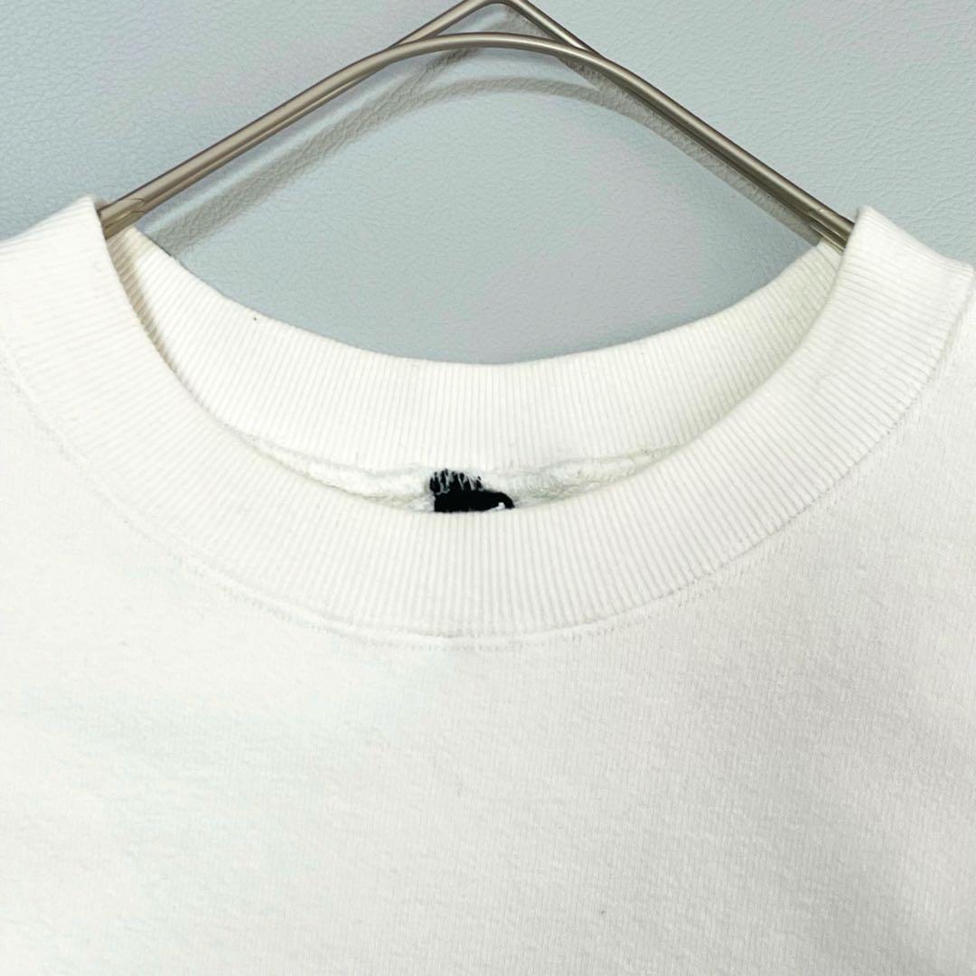 6373 TFW49 クルーネックスウェット　サイドジップ　ホワイト