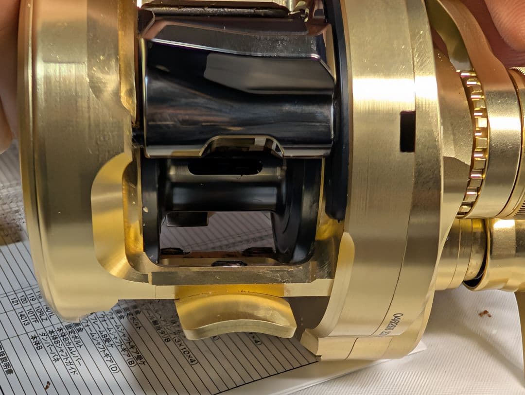 ハンドル無し　シマノ 管798GP　23オシアコンクエスト200PG 右ハンドル