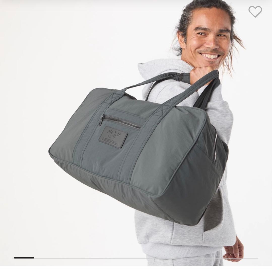 アロハコレクション☆aloha collection☆ボストンバッグ 旅行鞄 黒