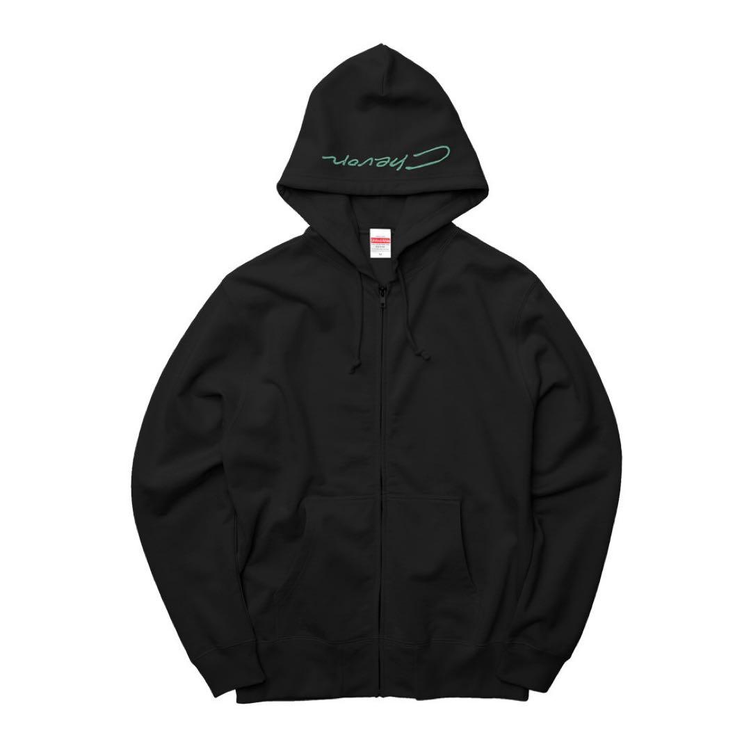 【未使用】Chevon ジップパーカー　フーディ　XL ※受注生産限定
