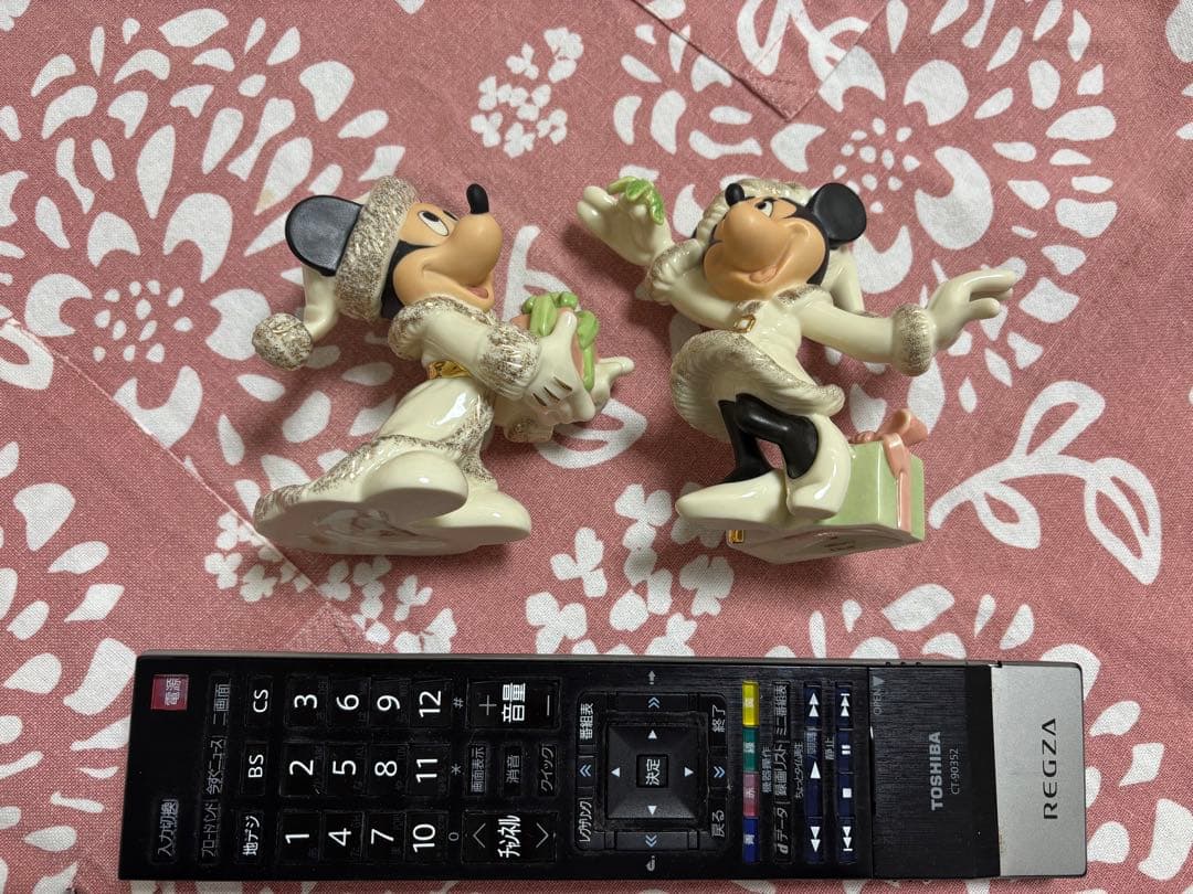 クリスマス　ミッキー&ミニー　レノックスLENOX