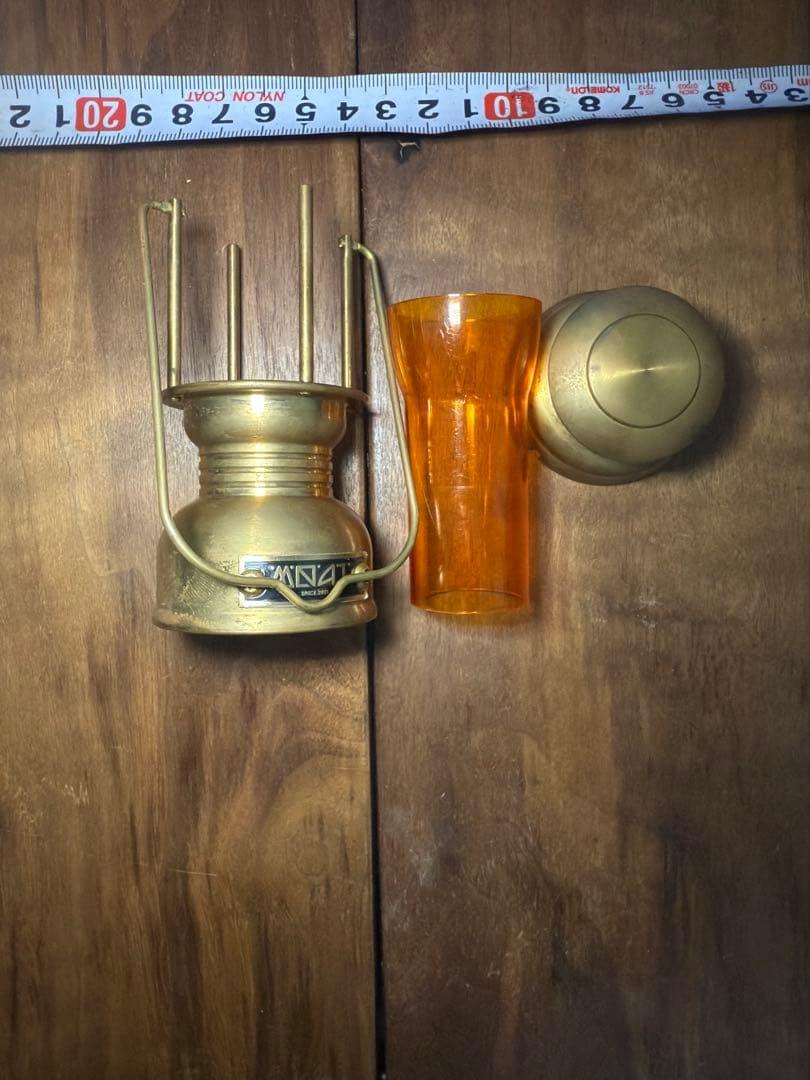 MOAI Goal Zero用　真鍮製ランタンパーツ ミニペトロ　専用ケース付き