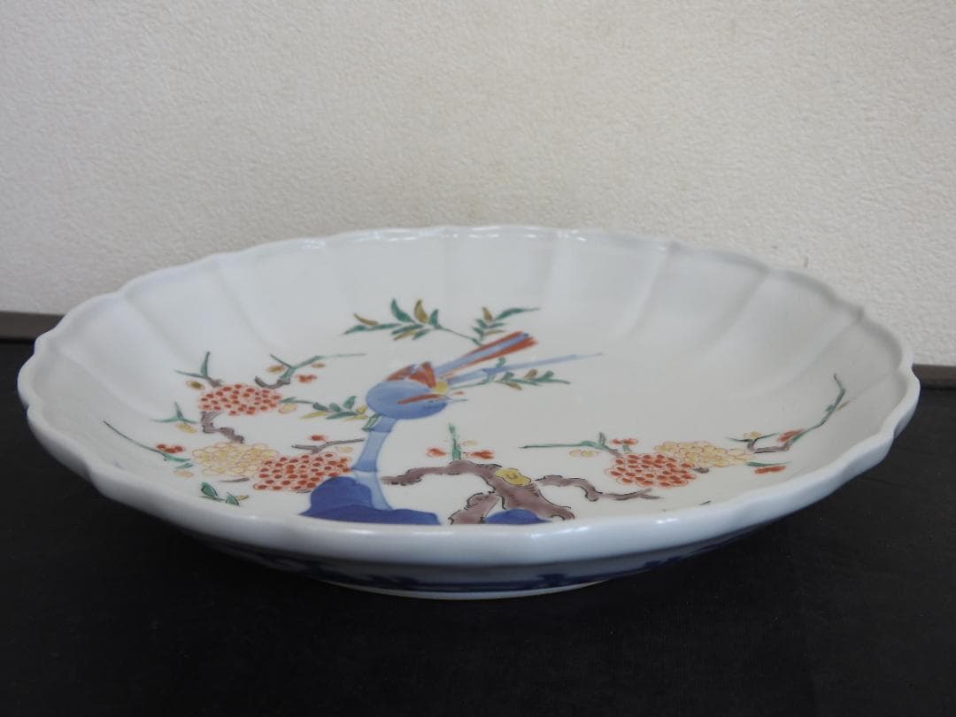 花鳥図　皿　MA873
