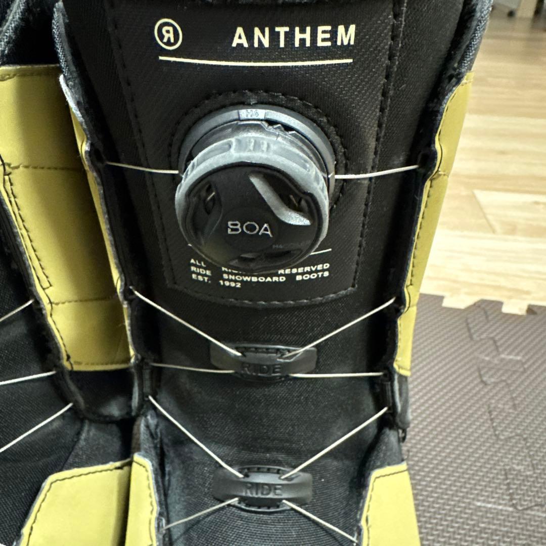 ANTHEM スノーボードブーツ 黒/黄色