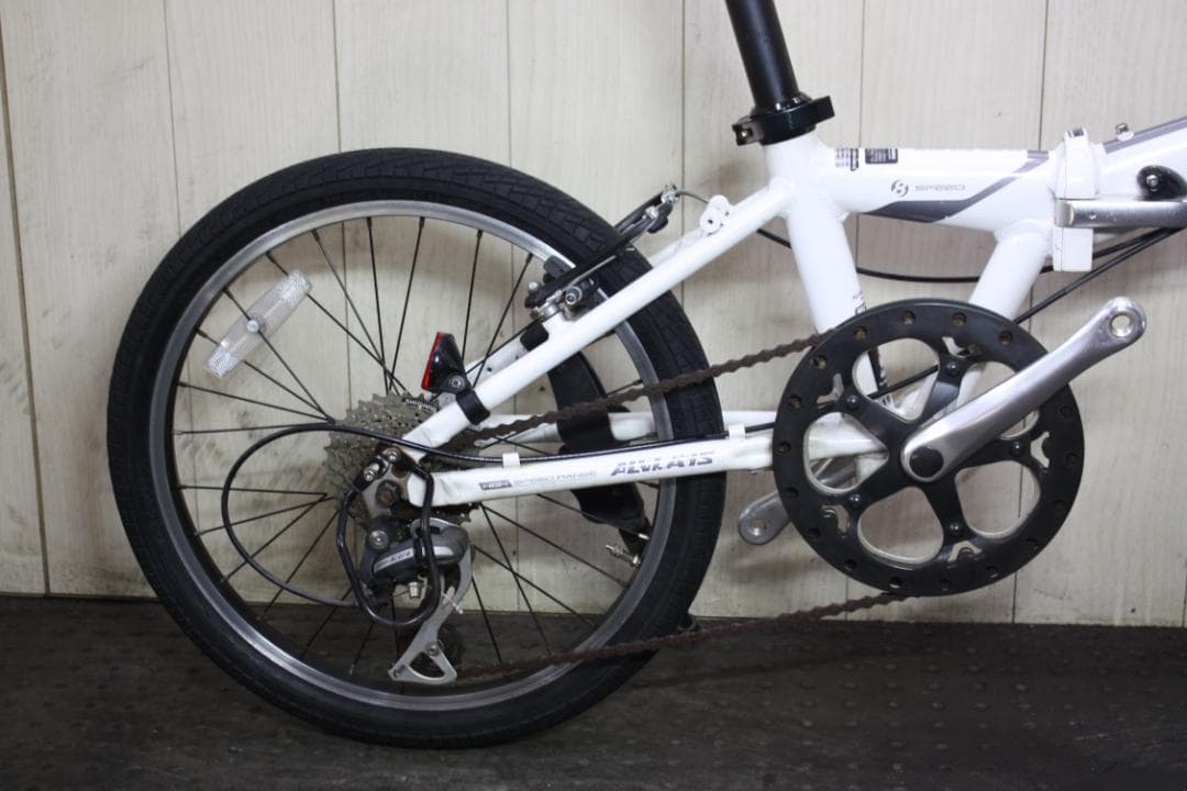 あさひ製ALVLAYS 20インチ シマノ8速 折り畳み自転車