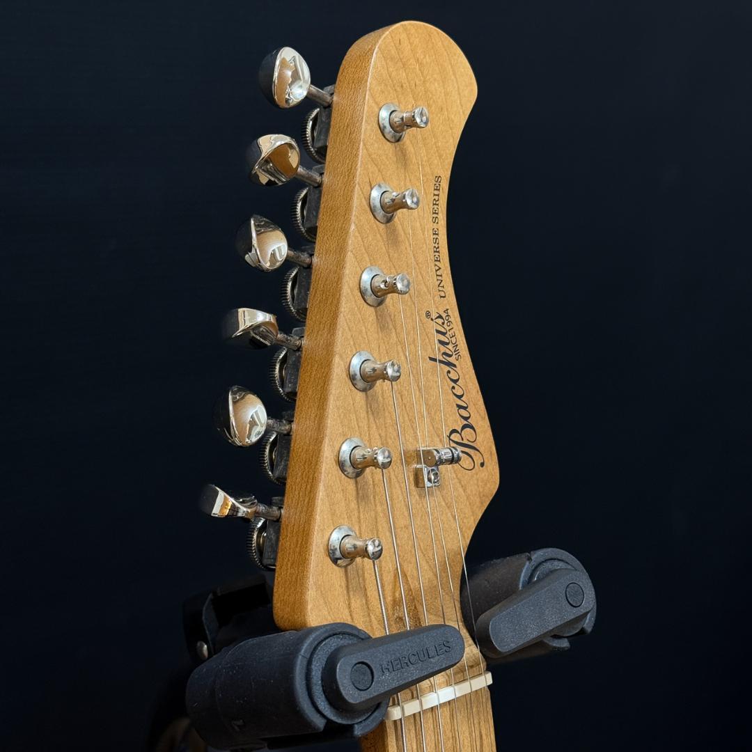 Bacchus TAC24 テレキャスター ブルー オーバーラッカー アーム付き