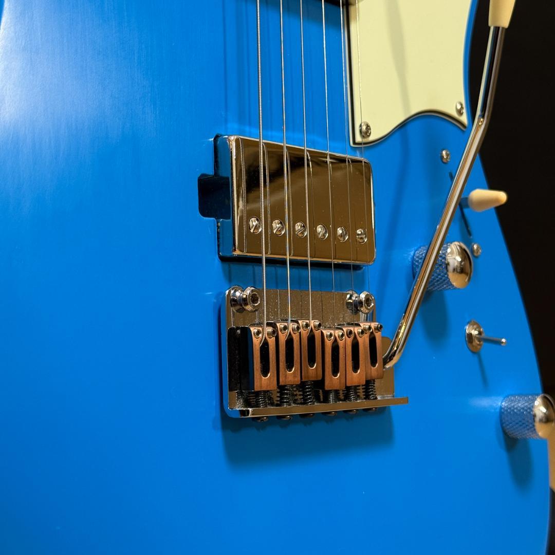 Bacchus TAC24 テレキャスター ブルー オーバーラッカー アーム付き