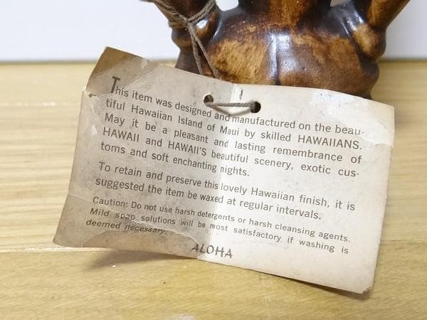 新品 50年代 ビンテージ 1959 トレジャークラフト ハワイ ティキ 当時物